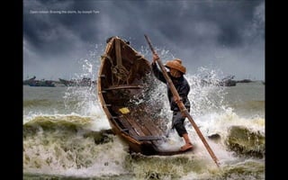 Open colour: Braving the storm, by Joseph Tam
 