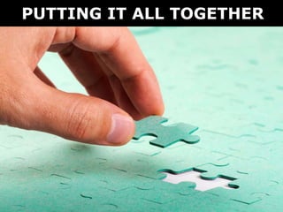 PUTTING IT ALL TOGETHER
 