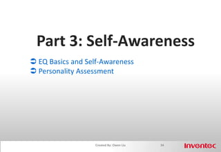 An Example Using QQT/RAn Example:Your company plans to develop a new product. You are assigned  as PM. So the QQT/R may be:26Created By: Owen Liu