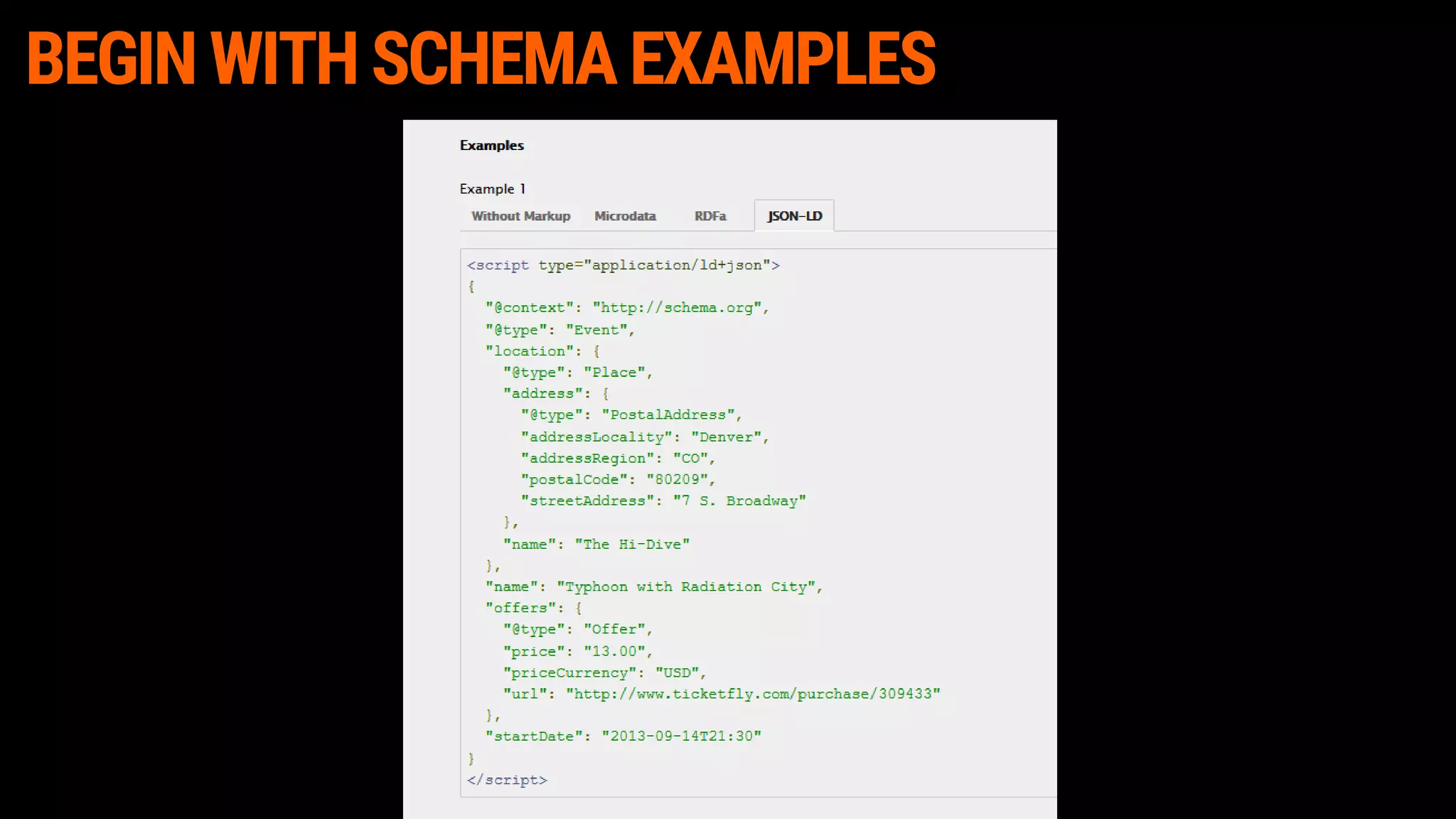 BEGINWITHSCHEMAEXAMPLES
 