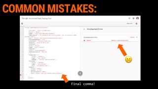 COMMON MISTAKES:
Final comma!
 