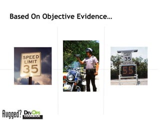 Based On Objective Evidence…
 