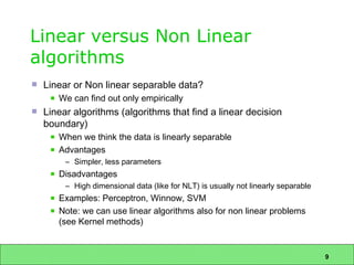 Winnow Out Winnow vs perceptron | PPT