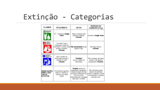 Extinção - Categorias
 