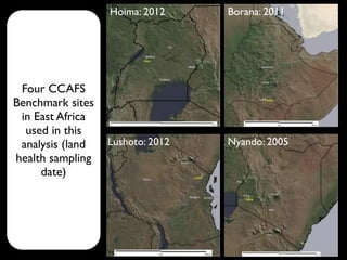 Toward Integrated Analysis of Socio- Ecological Data for Improved Targeting of Resilient Farming Systems - Leigh Winowiecki