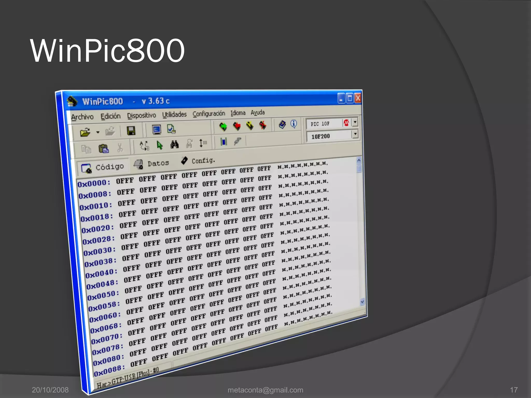 Manual básico WinPic800