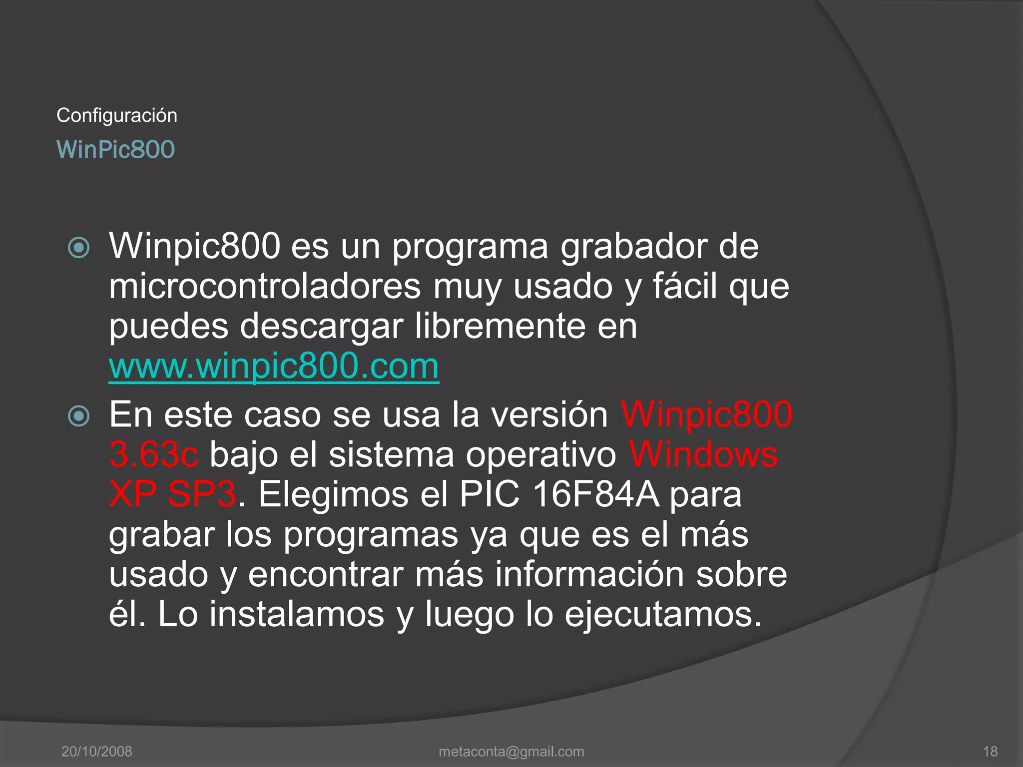 Manual básico WinPic800