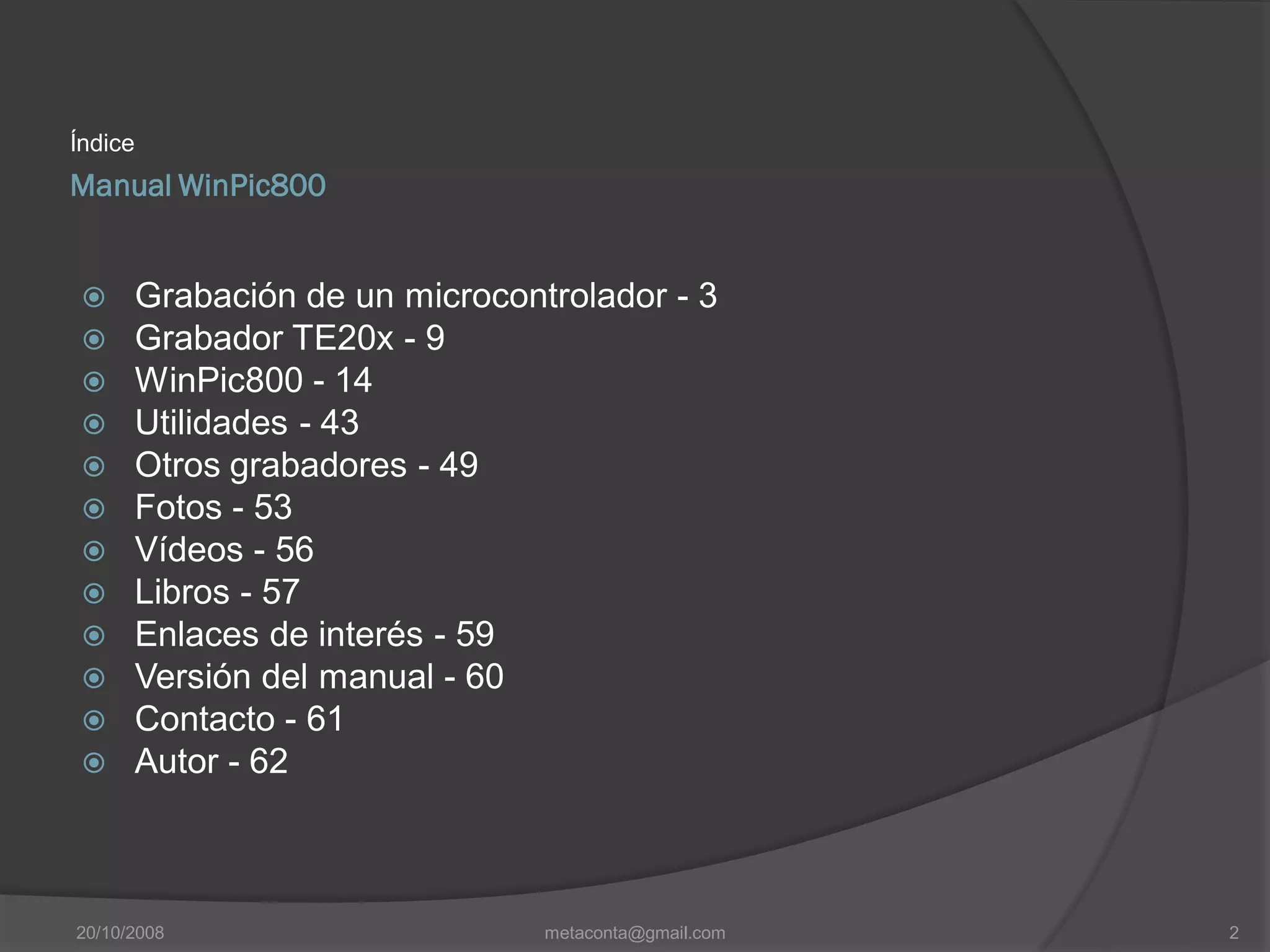 Manual básico WinPic800