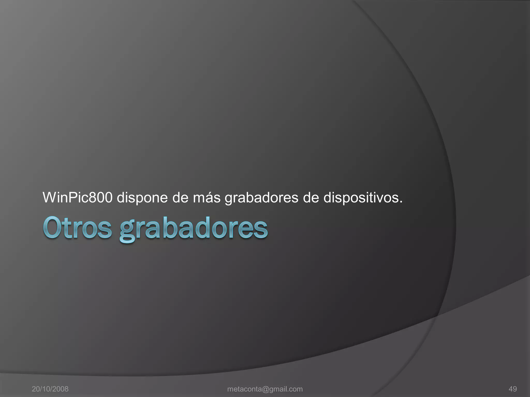 Manual básico WinPic800