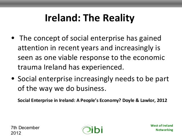 Towards A Collaborative Culture Social Enterprise In Ireland