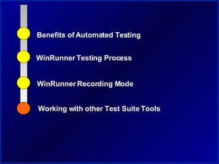WinRunner Training | PPT