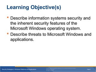 Security Strategies in Windows Platforms and Applications | PPTX