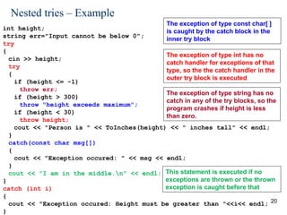 Comprehensive Guide to Exception Handling in C++ Programming | PPT