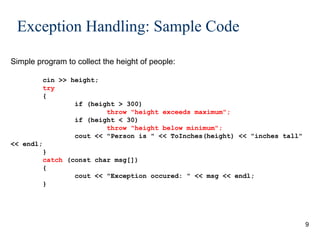 Comprehensive Guide to Exception Handling in C++ Programming | PPT