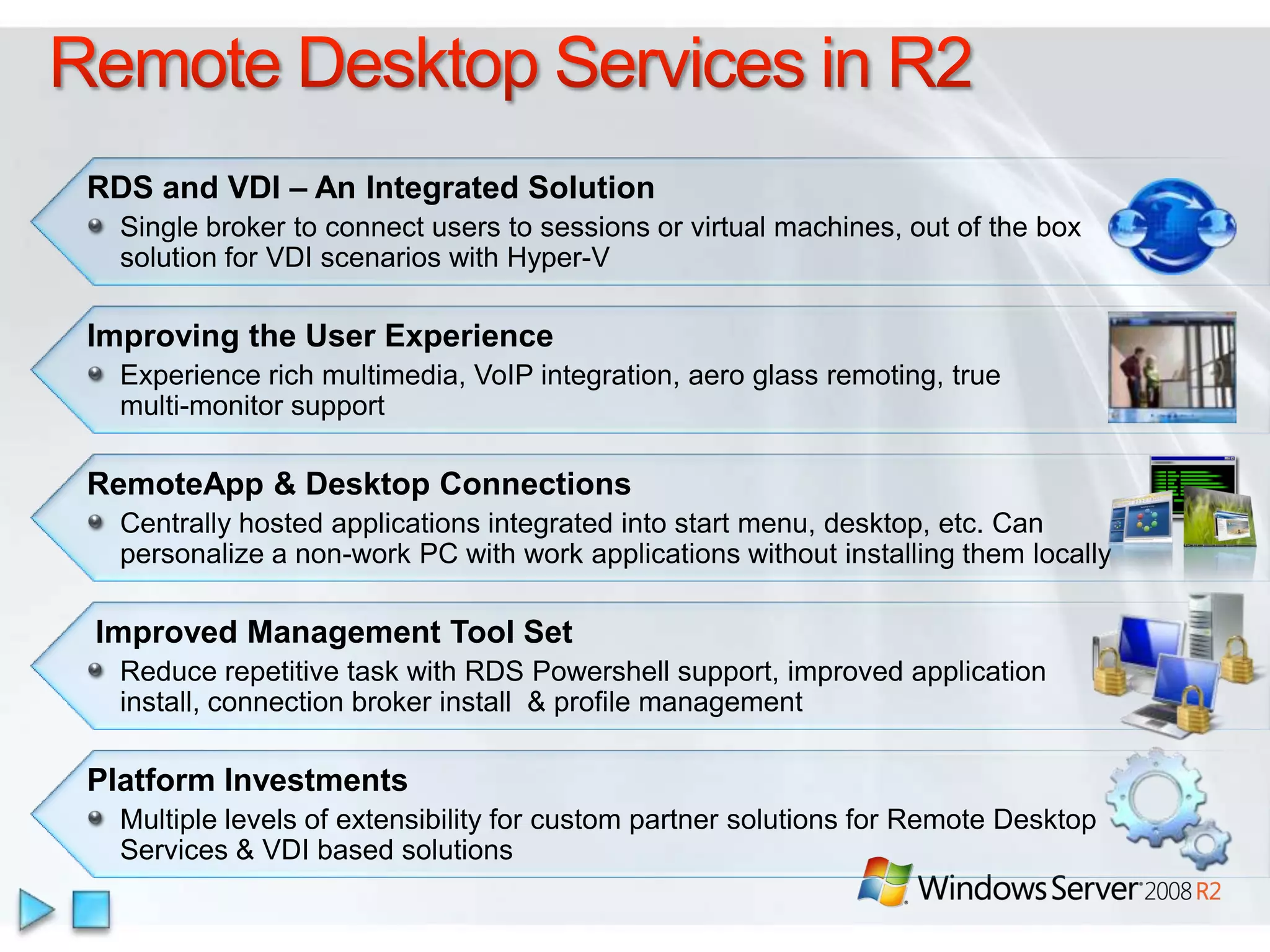 Processor Compatibility ModeOverviewAllows Live Migration across different CPU versions within the same processor family (i.e. Intel-to-Intel and AMD-to-AMD).Does NOT enable cross platform from Intel to AMD or vice versa.Configure compatibility on a per-VM basis.Abstracts the VM down to the lowest common denominator in terms of instruction sets available to the VM. BenefitsProvides a great deal of migration flexibility within clusters.Enables migration across a broader range of Hyper-V host hardware.No specific hardware requirements needed.