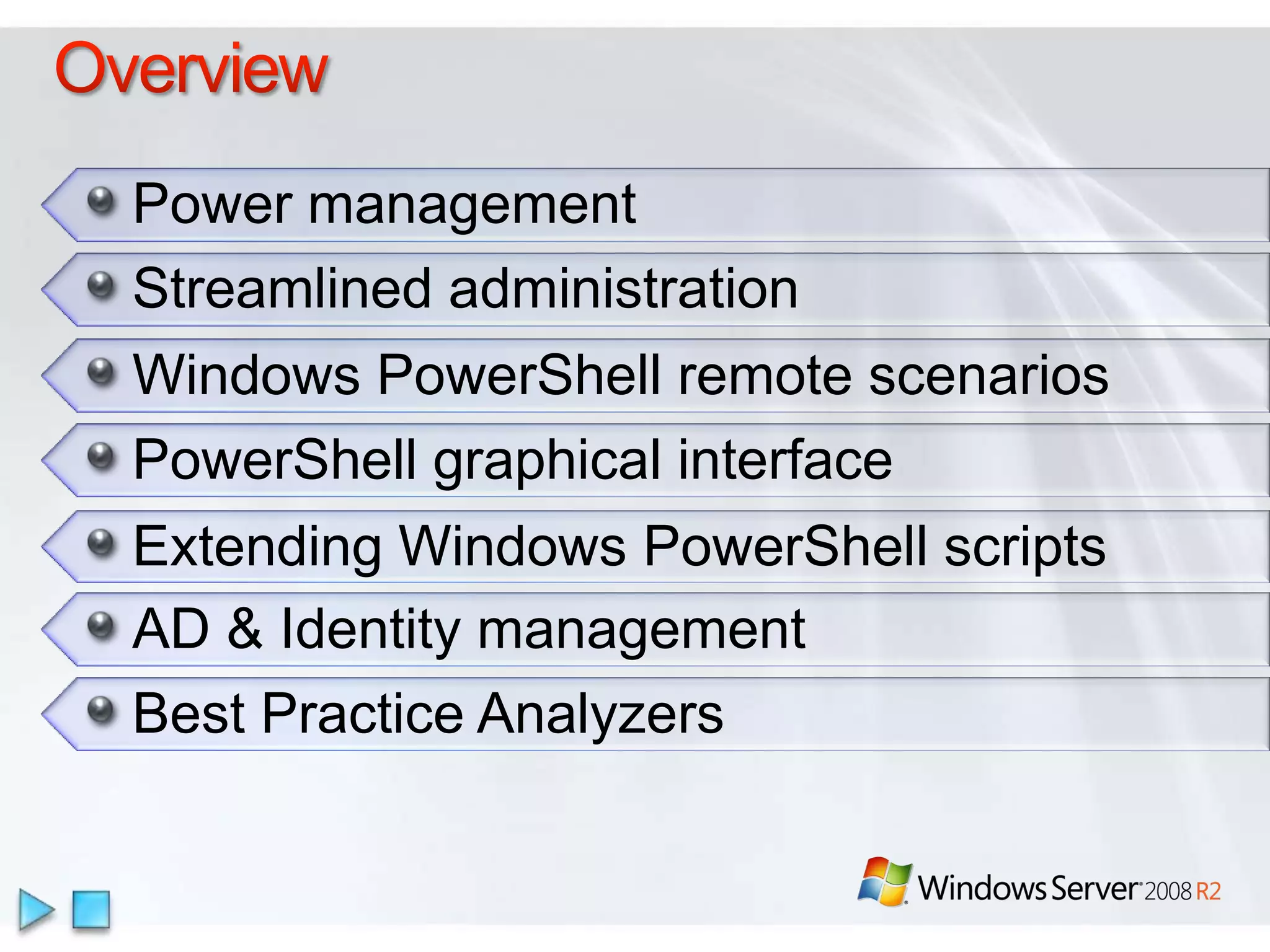 Simplifying DeploymentBoot from .vhdEnables pre-configuration of virtual and physical computersReduces the number of managed imagesSimplifies test deploymentsVHDBoot