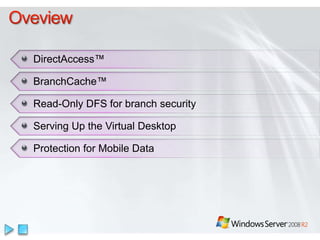 Windows Server 2008 R2 | PPTX