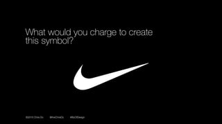 ©2016 Chris Do @theChrisDo #BizOfDesign
What would you charge to create
this symbol?
 