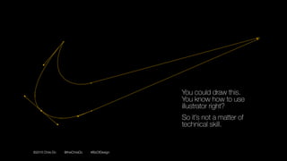 ©2016 Chris Do @theChrisDo #BizOfDesign
You could draw this.
You know how to use
illustrator right?
So it’s not a matter of
technical skill.
 