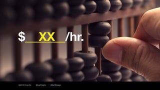 5
$ XX /hr.
©2016 Chris Do @theChrisDo #BizOfDesign
 