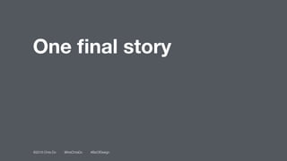 ©2016 Chris Do @theChrisDo #BizOfDesign
One ﬁnal story
 