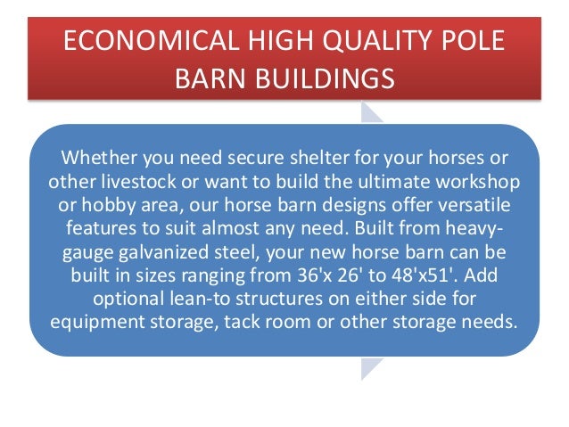 Pole Barn Buildings in Texas