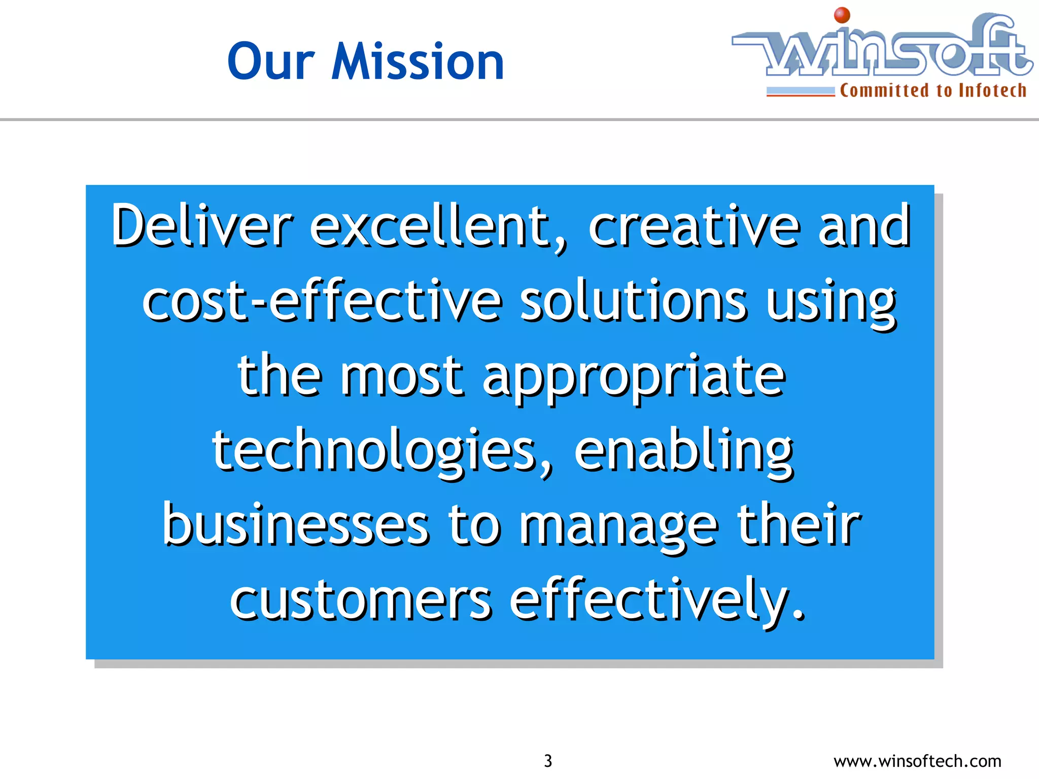 Winsoft Corporate Introduction | PPT