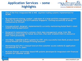 Winsoft Corporate Introduction | PPT