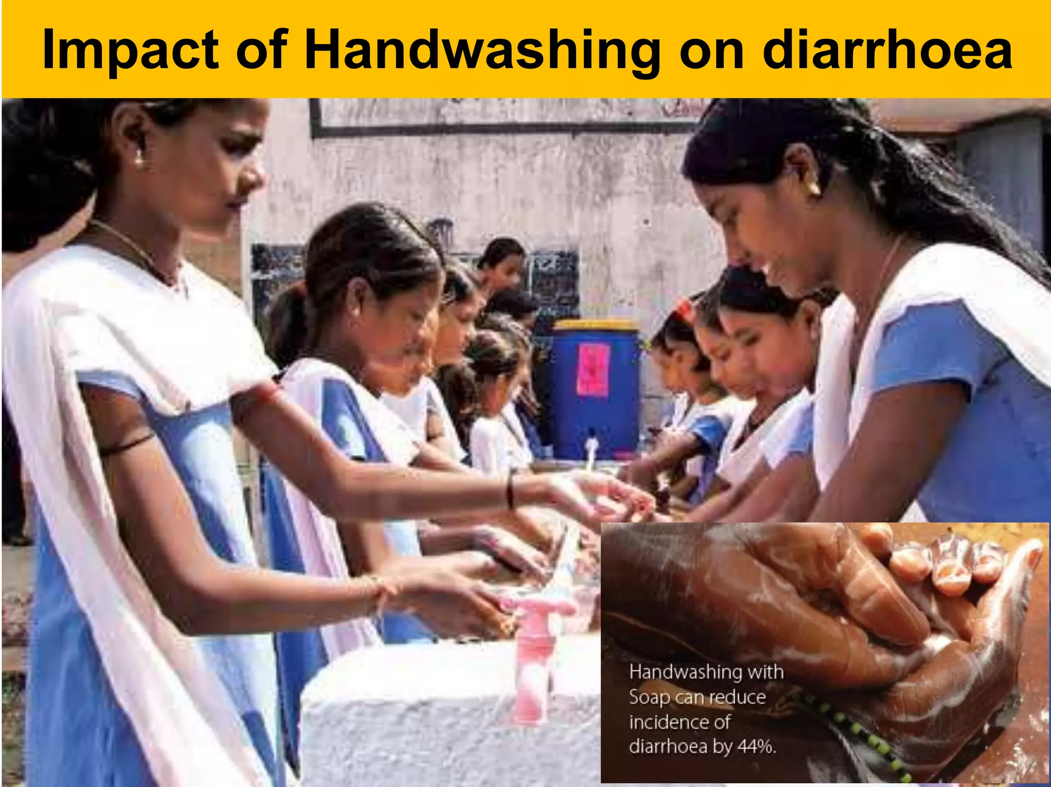 Impact of Handwashing on diarrhoea
 
