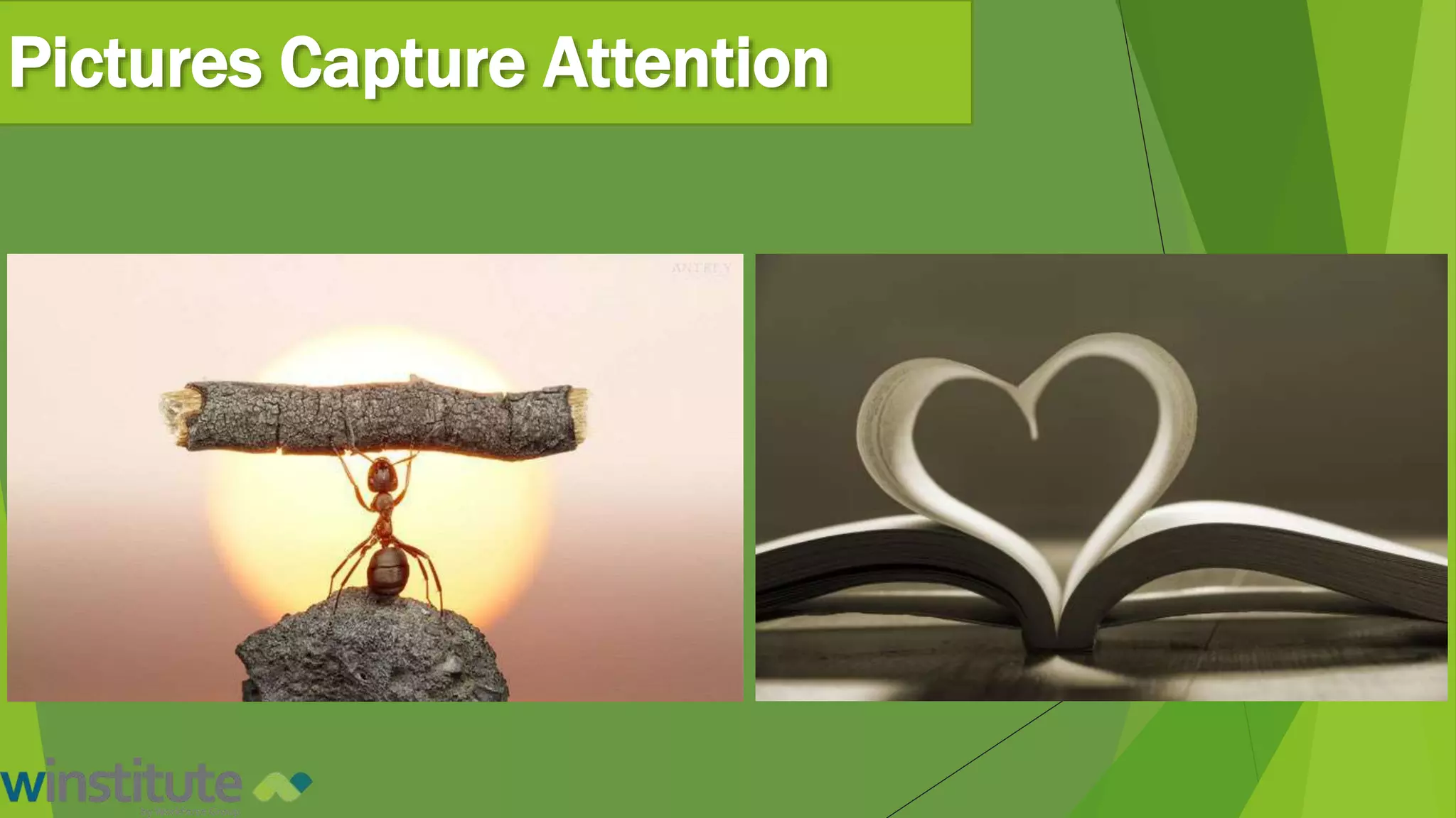 Pictures Capture Attention