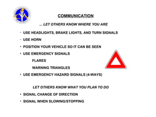 Safety Message Using Turn Signals Winter Driving Safety | PPT