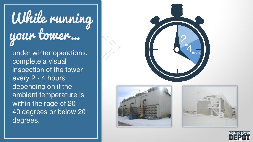 The 12 Rules for Operating Your Cooling Tower in Winter