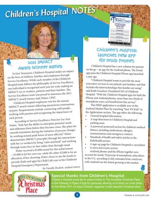 It's About Children - Winter 2011 Issue by East Tennessee Children's ...