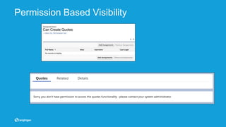 Permission Based Visibility
 