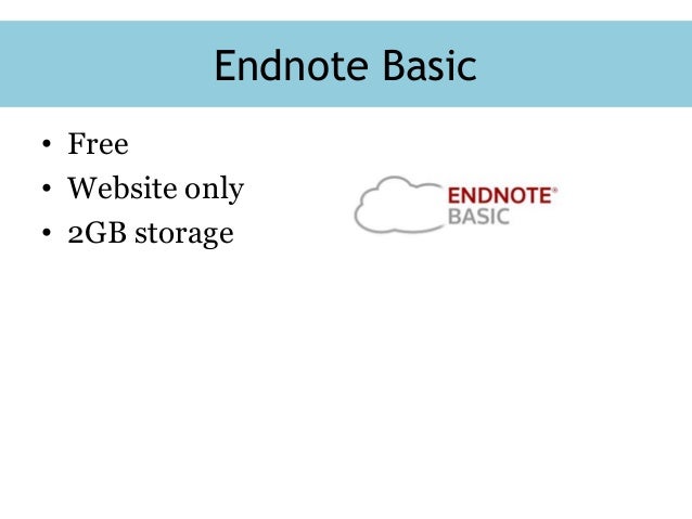 endnote basic cite while you write