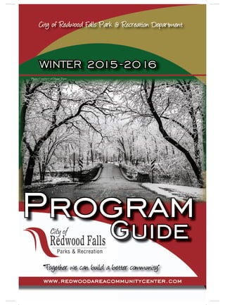 Parks & Recreation Winter Program Guide 2015-2016
