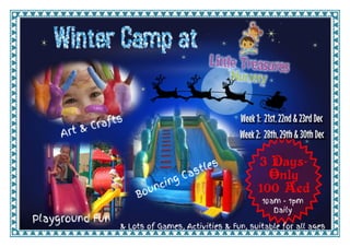 Winter camp poster