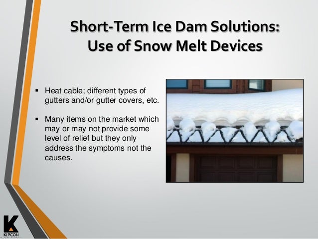 Winter Concerns Ice Damming De Icing Chemicals Other Issues - 29