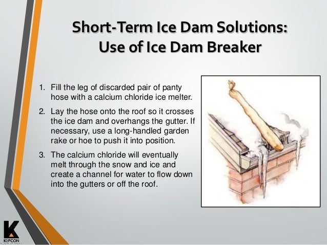 Winter Concerns Ice Damming De Icing Chemicals Other Issues - 30