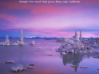Twilight Over South Tufa Grove, Mono Lake, California 