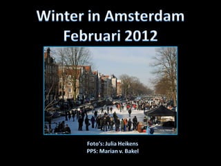 Invierno en Amsterdam 2012