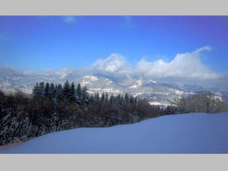 Winter in the rhodope mountains