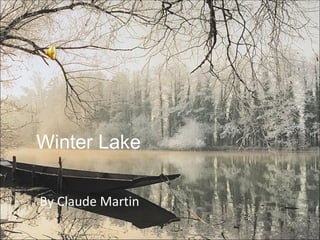 Winter Lake By Claude Martin 