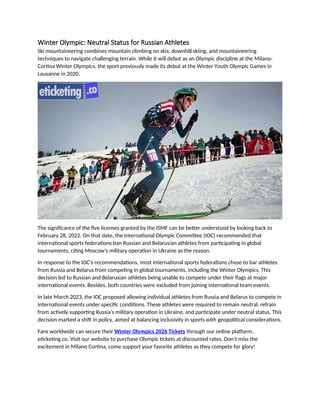 INDIVIDUAL NEUTRAL ATHLETES AT THE 2026 WINTER OLYMPICS visual data 6