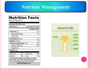 Nutrient Management
 