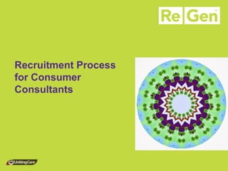 Recruitment Process for Consumer Consultants  