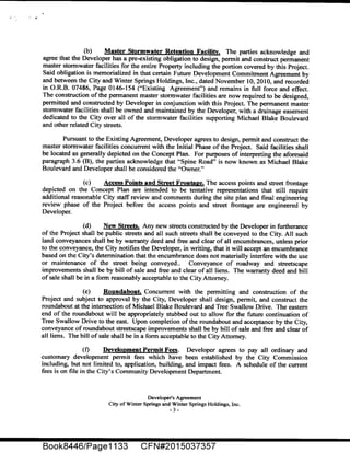 Development Agreement Mixed-Use Apartment Project