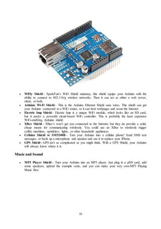 Winter traning arduino report final | DOCX