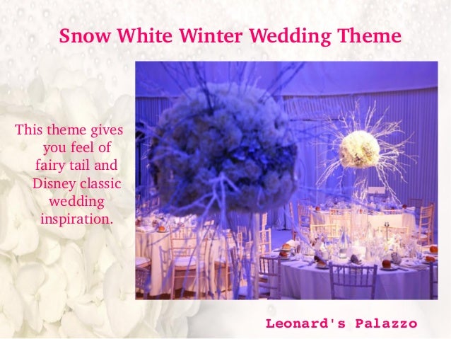 Winter Wedding Themes 2015