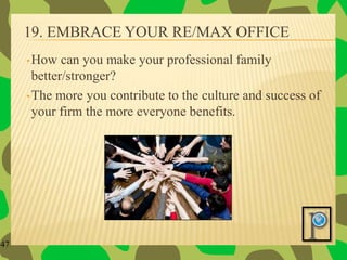 8. Develop your Elevator Speech Take 30 seconds to tell the world why you are special.